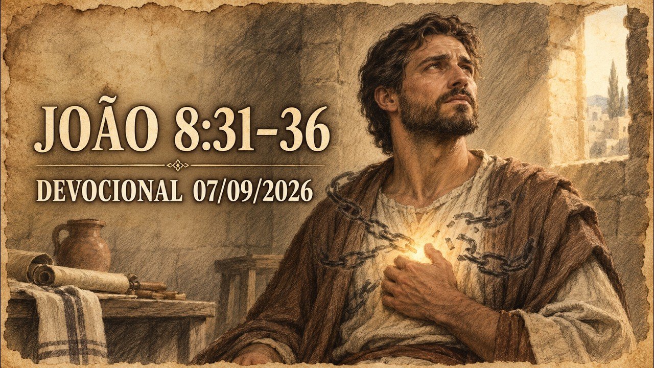 Devocional João 8 — a verdadeira liberdade começa dentro de você